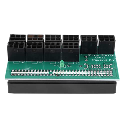 Sefdrert Breakout Board 1600W für ETH ZEC Mining Server Versorgung Adapter GPU PSU 10X6Pin Hub für BTC Mining von Sefdrert