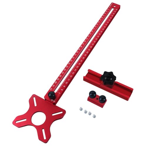 Sefdrert Router Milling Groove Bracket Cabinet Hardware Jig Router Circle Cutting Jig Punch Router Milling Groove Bracket Metric von Sefdrert