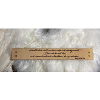 Taufspruch Auf Holzfurnier von SegenRegen