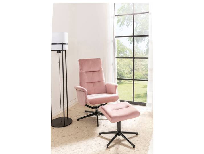 Sessel mit Hocker Brixen Rosa Stoff Sessel mit Hocker Brixen Rosa Stoff von Segmüller