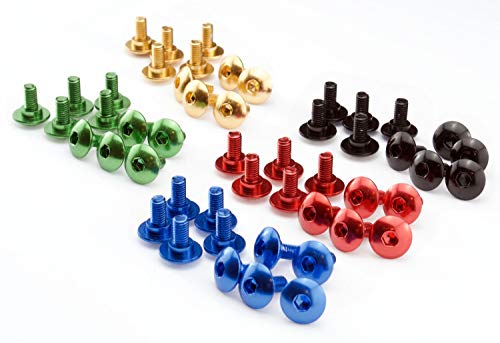 Aprilia RS 50 125 250 Schrauben Verkleidung Aluminium rot blau schwarz gold grün eloxiert 10er Set, Farbauswahl:Schwarz eloxiert Aprilia RS 50 125 250 Schrauben Verkleidung Aluminium rot blau schwarz gold grün eloxiert 10er Set, Farbauswahl:Schwarz eloxiert von SEGO