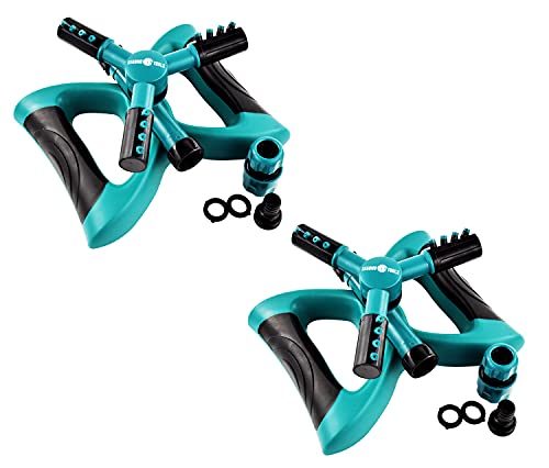 Segomo Tools GS360 Bewässerungssystem, 360 Grad drehbar, für Garten, Rasen, 2 Stück von Segomo Tools