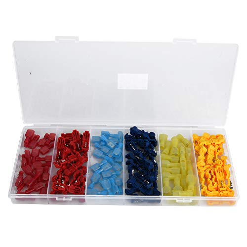 120pcs Quick Spleißanschluss rot blau gelber männlicher männlicher weiblicher Drahtanschluss Kit Kit 120pcs Quick Spleißanschluss rot blau gelber männlicher männlicher weiblicher Drahtanschluss Kit Kit von Segrehy