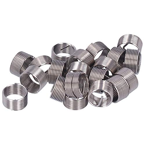 20Pcs Draht Gewinde Einsatz M12 x 1 Gewinde Reparatur Reduzieren Mutter Spirale Kreis Verlängerung Werkzeug (1d) von Segrehy
