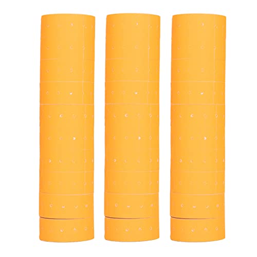 3 Röhrchen Preisbezeichnung 15000 PCS Einreihen Preis Preistennzeichen 21x12mm kompatibel mit M5500 MX5500 AK813 HG979 (Orange) von Segrehy