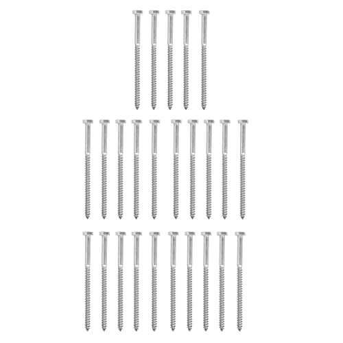 304 Edelstahl Halbgewinde -Hex -Verzögerungsschrauben selbst kippen Holz Schrauben hohe Härte Korrosionsbeständigkeit für Holzhäuser Dachkomponenten Carpentry M6 M8 50 mm bis 150 (M6*100 mm) von Segrehy