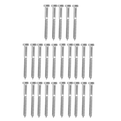 304 Edelstahl Halbgewinde -Hex -Verzögerungsschrauben selbst kippen Holz Schrauben hohe Härte Korrosionsbeständigkeit für Holzhäuser Dachkomponenten Carpentry M6 M8 50 mm bis 150 (M6*60 mm) von Segrehy