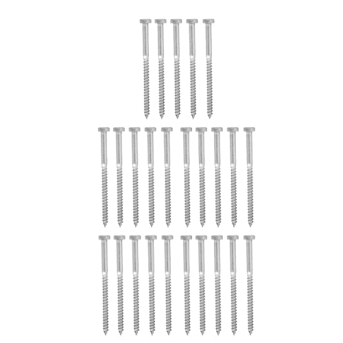 304 Edelstahl Halbgewinde -Hex -Verzögerungsschrauben selbst kippen Holz Schrauben hohe Härte Korrosionsbeständigkeit für Holzhäuser Dachkomponenten Carpentry M6 M8 50 mm bis 150 (M6*90 mm) von Segrehy