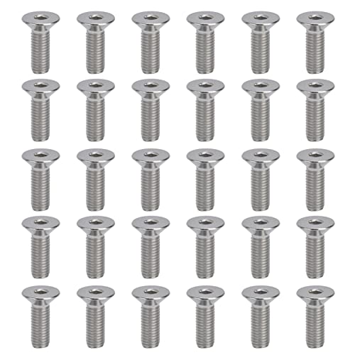 30pcs M10 Allen Sockel Schrauben 10 mm A2 Edelstahl Counterunk Hex Bolzen für Branchenbefestigungen (M10 * 30) von Segrehy