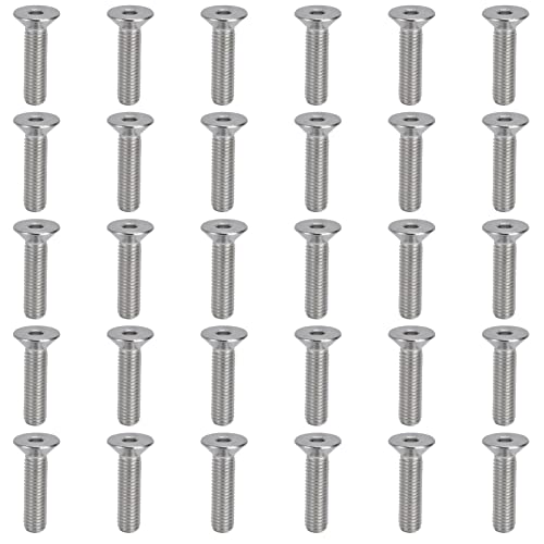 30pcs M10 Allen Sockel Schrauben 10 mm A2 Edelstahl Counterunk Hex Bolzen für Branchenbefestigungen (M10 * 45) von Segrehy