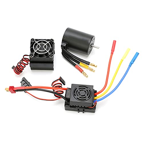 3650 3900 kV wasserdichte bürstenlose Motor 60A ESC Kühlkörper Combo -Set hoher Drehmoment Leichte effiziente Leistung für 1/10 RC -Auto Aluminiumlegierung Kupferkunststoff 310G 3650 3900 kV wasserdichte bürstenlose Motor 60A ESC Kühlkörper Combo -Set hoher Drehmoment Leichte effiziente Leistung für 1/10 RC -Auto Aluminiumlegierung Kupferkunststoff 310G von Segrehy