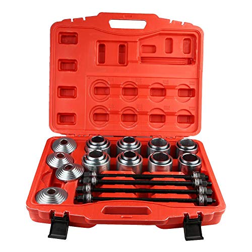 36pcs Auto Universal Buschlagerentfernung Insertion Tools Set Press Pull Sleeve Kit Professionelles Workshop -Werkzeug für Kohlenstoffstahl für Automobile Schwermaschinen von Segrehy