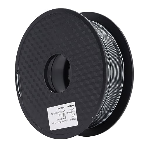3D-Druck-Verbrauchsmaterial 1,75 mm PLA-Filament 2 Farben Silber Schwarz 3D-Drucker-Verbrauchsmaterial PLA-Filament von Segrehy