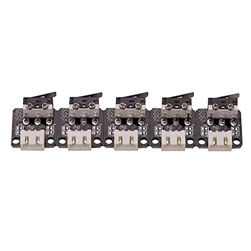 3D -Druckerbegrenzungsschalter 5PCS 3Pin Mechanical End Stopp Switch -Modul kompatibel mit CR10 -Serie Ender 3 und anderen 3D -Druckern Kompaktgröße Easy Installation Plug and Play von Segrehy