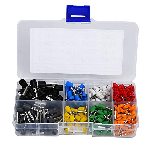 400 PCs Crimpanal Zinnkupfer mit PVC -Isolator -Stift -Endanschlusskit für die Reparatur von Automobil- und DIY -Projekten für elektrische Verkabelung 400 PCs Crimpanal Zinnkupfer mit PVC -Isolator -Stift -Endanschlusskit für die Reparatur von Automobil- und DIY -Projekten für elektrische Verkabelung von Segrehy