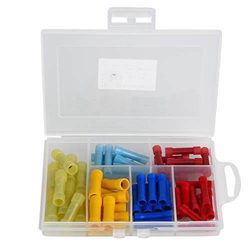 60pcs PVC -Butt -Anschluss elektrischer Draht Isoliertes Crimpanal -Set mit Kunststoffspeicherbox für sichere Verkabelungsverbindungen in home Automobil- und Industrieanwendungen 60pcs PVC -Butt -Anschluss elektrischer Draht Isoliertes Crimpanal -Set mit Kunststoffspeicherbox für sichere Verkabelungsverbindungen in home Automobil- und Industrieanwendungen von Segrehy