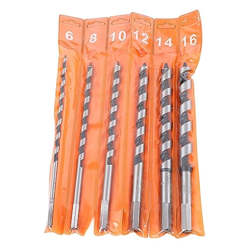 6pcs Auger Bohrern Bit Sechs Sechskant Shank Solid Schiffsschnecken Bit für Holz arbeiten 230 mm langes Eisenmaterial 6 verschiedene Größen 6pcs Auger Bohrern Bit Sechs Sechskant Shank Solid Schiffsschnecken Bit für Holz arbeiten 230 mm langes Eisenmaterial 6 verschiedene Größen von Segrehy