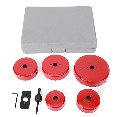 9pcs Lochsäge Cutter Bohrer Bit Set Professionelle Holzbearbeitungswerkzeuge Hochwertiges 50 Stahlkrümmungsdesign für Gipsbrettdichtetafel Aluminiumplatte Holz PVC -Rohre 9pcs Lochsäge Cutter Bohrer Bit Set Professionelle Holzbearbeitungswerkzeuge Hochwertiges 50 Stahlkrümmungsdesign für Gipsbrettdichtetafel Aluminiumplatte Holz PVC -Rohre von Segrehy