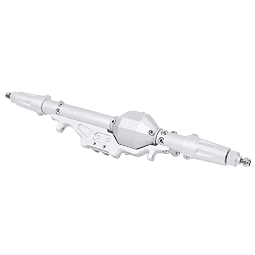 Aluminiumlegierung Hinterachse -Upgrade -Teile Hochleistung langlebige RC -Auto Hinterachse für axiale RR10 Wraith 1/10 Skala Black Silber (Silber) von Segrehy