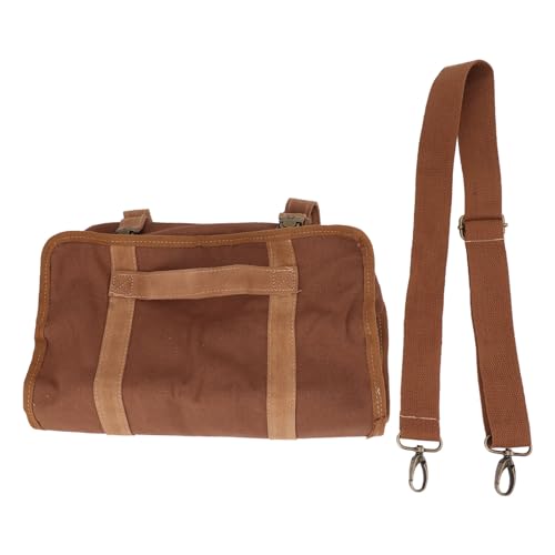 Barkeeper -Bag Multifunktional tragbares Leinwand mit großer Kapazität Leinwand Reisen Barkeeper Kit mit Riemen für Outdoor Professionelle Barkeeper Barwerkzeug (Braun) von Segrehy