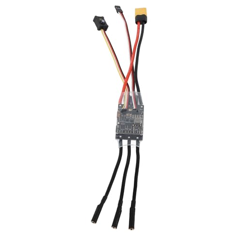 Bürstenloser ESC High Performance 80A Dauerstrom einstellbarer Ausgang 5.2 V bis 8,2 V Träger 2 6S Lithium -Batterien für 1/8 1/10 RC Crawler Cars Axial Scx10 Traxxas von Segrehy