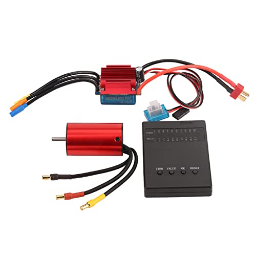 Bürstenloser Motor ESC Kit 5900KV wasserdichtem bürstenlosen Motor 35A ESC -Programmierkarte Kombination für HSP 1/12 RC -Auto Red Aluminiumlegierung 47x28mm Bürstenloser Motor ESC Kit 5900KV wasserdichtem bürstenlosen Motor 35A ESC -Programmierkarte Kombination für HSP 1/12 RC -Auto Red Aluminiumlegierung 47x28mm von Segrehy