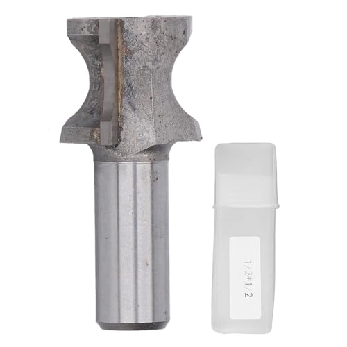 Bullnose Router Bit halb runde Kante 1/2in Schaft Tungsten Stahl Holzbearbeitung Router Bit für Türtischschrank Regale Regale von Segrehy