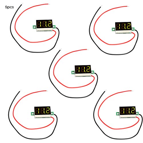 Digitale Anzeigespannungsmessstufe hohe Genauigkeit LED Mini Voltmeter DC 2.7 32 V Grün für Automarine -DIY -Projekte 5pcs Digitale Anzeigespannungsmessstufe hohe Genauigkeit LED Mini Voltmeter DC 2.7 32 V Grün für Automarine -DIY -Projekte 5pcs von Segrehy