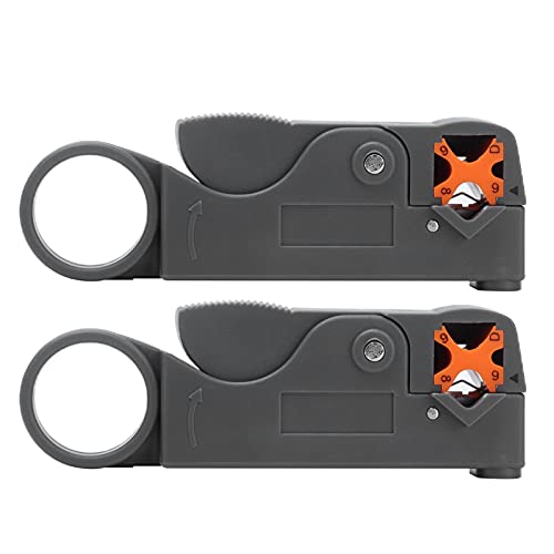 Drahtstripper Kabel Stripper Set Koaxial Drahtstripper Doppelblatt Einstellbare Tiefe Schnellstripping Tool für Koaxialkabel TV -Kabel Überwachung von Kabeln Abs Material 8 mm Drahtstripper Kabel Stripper Set Koaxial Drahtstripper Doppelblatt Einstellbare Tiefe Schnellstripping Tool für Koaxialkabel TV -Kabel Überwachung von Kabeln Abs Material 8 mm von Segrehy