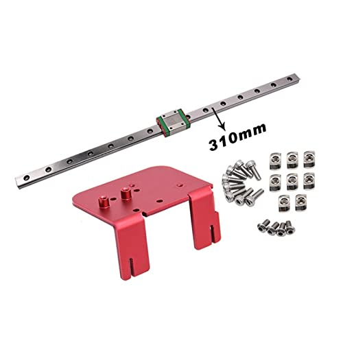 Ender 3 x-Achse MGN12C Linear Rail Guide Kit mit Fixplattenmontage-Klammer für Ender3 Pro /Ender3 3D-Drucker-Upgrades Zugriff von Segrehy