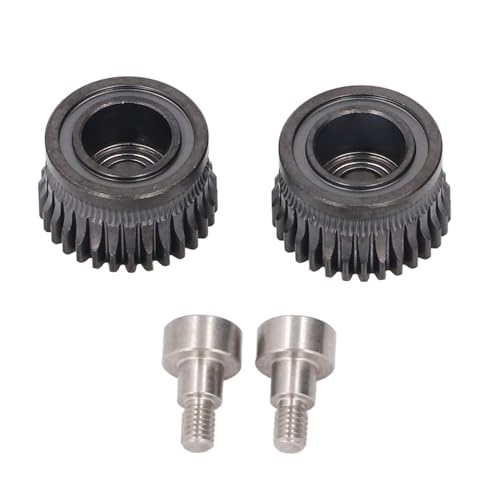 Extruder -Zahnrad -Nano -beschichtetes Härterstahl Extruder -Antriebsrad Dual -Getriebe -Kit Effizienz für K1 K1C K1 Maximal Ender 3 V3 Ender 3 v3 plus 2pcs von Segrehy