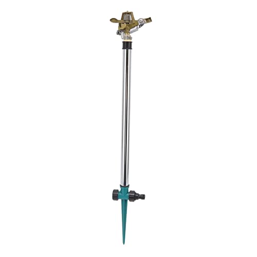 Gartensprinkler Automatisch 360 Grad rotierbare verstellbare Zinklegierung Rasensprinkler für Gärten Bewässerung und Bewässerung von Segrehy