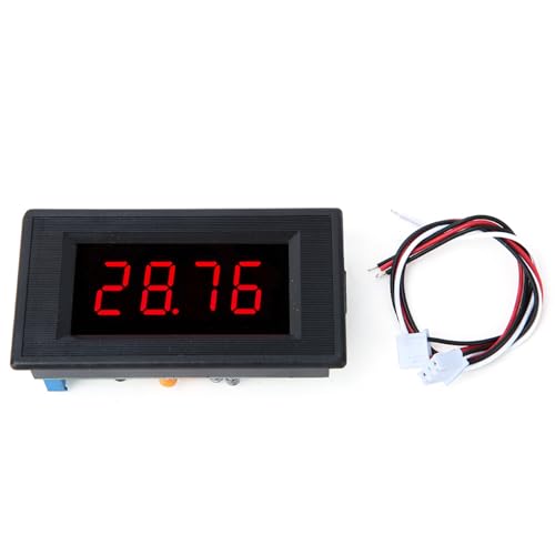 Hochgenauigkeit DC Voltmeter Digitales Panel -Messgerät mit roter LED für verschiedene Anwendungen (DC50MV/DC100MV/DC200MV) von Segrehy