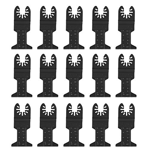 Hoher Kohlenstoffstahl universelle oszillierende Sägeklingen 15 Stück Set präzise schneiden Holz Kunststoff Weiches Metall Langable Multitool -Zubehör 44 mm schwarz Hoher Kohlenstoffstahl universelle oszillierende Sägeklingen 15 Stück Set präzise schneiden Holz Kunststoff Weiches Metall Langable Multitool -Zubehör 44 mm schwarz von Segrehy