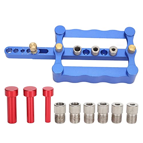 Holzbearbeitung Doweling Jig Professionelle Multi -Größe Aluminiumlegierung Anodiertes Bohrführer Tool für 17 60 -mm -Holz -DIY -Projekte Holzbearbeitung Doweling Jig Professionelle Multi -Größe Aluminiumlegierung Anodiertes Bohrführer Tool für 17 60 -mm -Holz -DIY -Projekte von Segrehy