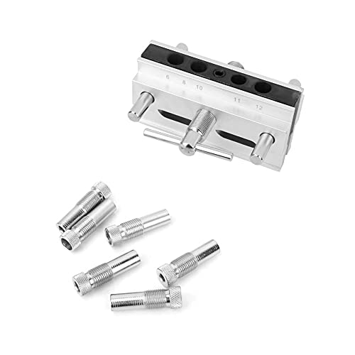 Holzbearbeitung Doweling Jig -Werkzeug Selbstzentrierende Locator Metallbohrer Dübel Loch Präzision DIY Kit für Holzbretter Möbel machen Aluminiumlegierung 10 55 mm Holzbearbeitung Doweling Jig -Werkzeug Selbstzentrierende Locator Metallbohrer Dübel Loch Präzision DIY Kit für Holzbretter Möbel machen Aluminiumlegierung 10 55 mm von Segrehy