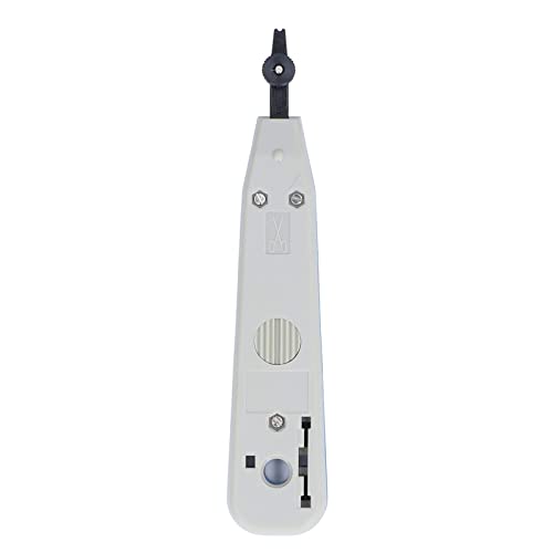 Impact Modul Cutter Tool Professionelles Netzwerkkabel Crimper mit abnehmbarem Klingenkopf Ergonomisch Drahtstripper für Module Abs Werkzeug Stahl 6.5in von Segrehy