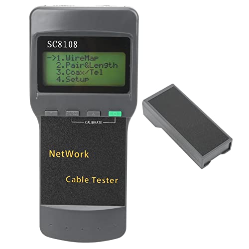 Internet -Kabel -Checker RJ45 Tester Draht Fehlerfinder Länge Messwerkzeug für Telekommunikations -Engineering und Internetcafés ABS Material 1350m Bereiche von Segrehy
