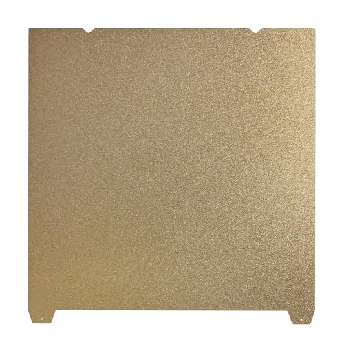 K1 Max 3D -Drucker Pei Blattbett Flexible Abnehmbare Federstahl -Stahl -Build -Oberfläche 315x310mm Dual Side Golden Textured High Adhäsion kompatibel mit K1 Max 3D -Drucker von Segrehy