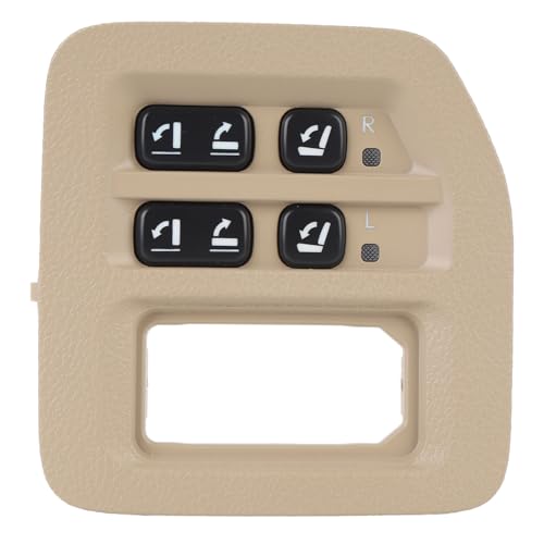 Klappersitzschalter Rücksitzklappsteuerschalter für LX 570 Dritte Generation präzise Anpassung OEM 15C223 Verschleiß resistent Kunststoff (Beige) von Segrehy