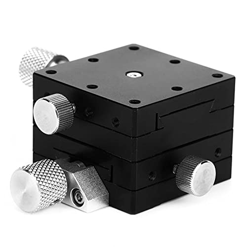 Linear Bühnenhandbuch Twist Fine Tune Platform Packetail -Schiebetabelle XYFES40 40x40 mm Leichtes Aluminiumlegierhoch -Präzision für optische Geräte Semiconductor Manufacturing von Segrehy