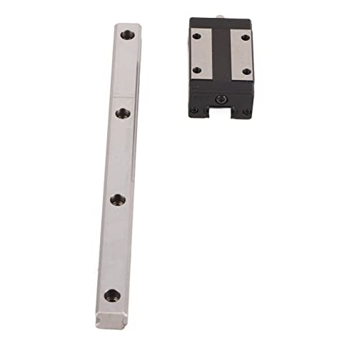 Linear Guide Rail Kit High Precision Lagern Stahlschieberblock für CNC -Maschinen 3D -Drucker und automatisierte Geräte 1 Schiene 1 Schieberegler (200 mm) von Segrehy