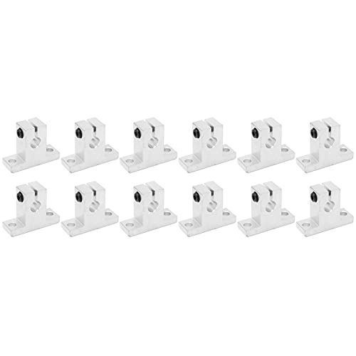 Linear Motion Rail Träger Aluminiumlegierwellenschachtklemmstange Set 12pcs Kit für 3D -Drucker -CNC -Maschine hohe Präzision langlebige stabile Leistung Linear Motion Rail Träger Aluminiumlegierwellenschachtklemmstange Set 12pcs Kit für 3D -Drucker -CNC -Maschine hohe Präzision langlebige stabile Leistung von Segrehy
