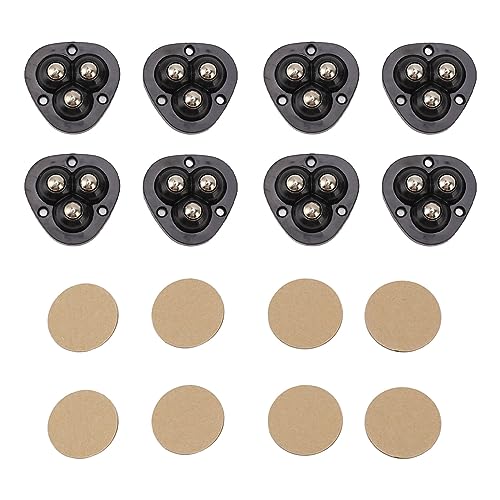 Mini Caster Wheels Selbstkleber 360 Grad drehbarer Installation Edelstahl Klickriemenscheibe für Geräte Küche Utensilien ABS Material 8 Stcs Set Set Mini Caster Wheels Selbstkleber 360 Grad drehbarer Installation Edelstahl Klickriemenscheibe für Geräte Küche Utensilien ABS Material 8 Stcs Set Set von Segrehy