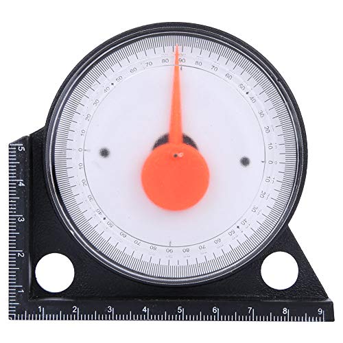 Multifunktionales Plastikneigungsneigungswinkel -Finder -Messwerkzeug für Holzbearbeitungsmaschinenausrüstung Office Desktop Einstellen hoher Genauigkeit ABS -Acrylmaterial von Segrehy