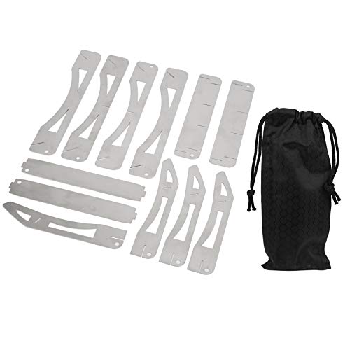 Outdoor tragbarer Grillstand Camping Cookware Halter Picknick Klappstange für Bergsteiger Camping und Grill im Freien von Segrehy