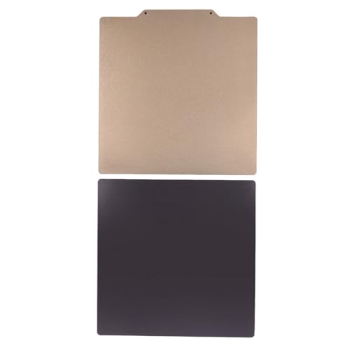 Peo Pei doppelseitig Stahlplatte Strukturierte Druckplatte Federstahlbettplatte mit weichem Magnet für 3D -Drucker Ender3 V2 310 x 310 mm von Segrehy