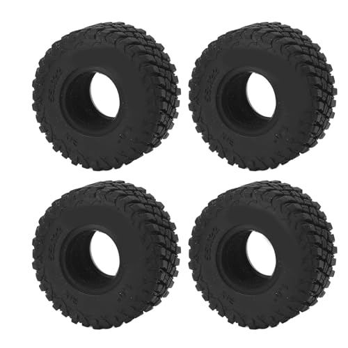 RC -Auto weiche Gummireifen verstärkte Grip Schwamm ausgekleideten Stoßdämpfer Ersatzreifen für axiale SCX24 1/24 RC Crawler und Traxxas 1/18 4m hohe Leistung Haltbares leichtes, RC -Auto weiche Gummireifen verstärkte Grip Schwamm ausgekleideten Stoßdämpfer Ersatzreifen für axiale SCX24 1/24 RC Crawler und Traxxas 1/18 4m hohe Leistung Haltbares leichtes, von Segrehy