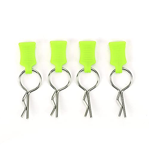 RC Car Body Shell Clip Pin Set Haltbarer exquisites Aluminiumlegierung Stahl Fit Traxxas 1/5 1/8 RC -Auto (Grün) von Segrehy