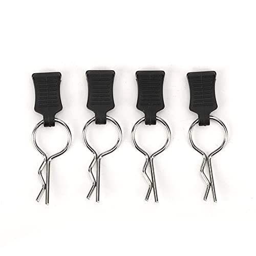RC Car Body Shell Clip Pin Set Haltbarer exquisites Aluminiumlegierung Stahl Fit Traxxas 1/5 1/8 RC -Auto (Schwarz) von Segrehy